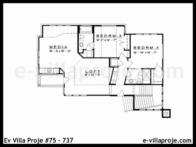 Ev Villa Proje #75 - 737 Galeri Görseli 3