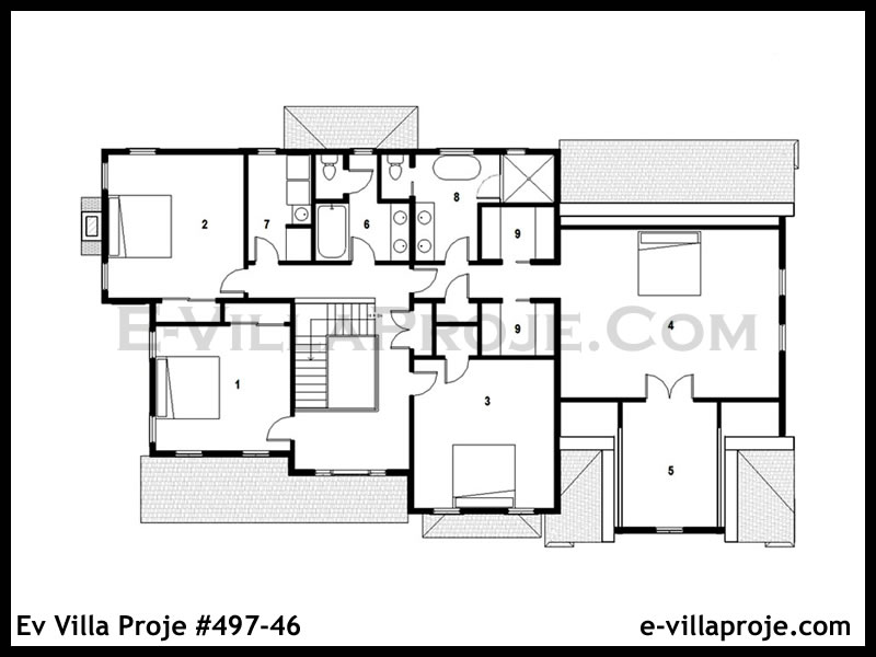 Ev Villa Proje #497 - 46 Galeri Görseli 3