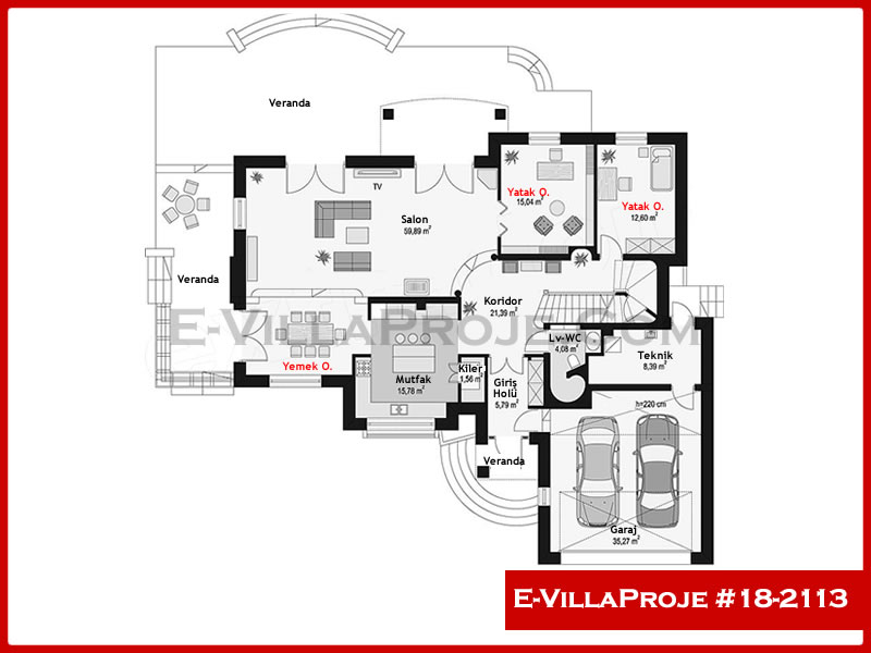 Ev Villa Proje #18 - 2113 Galeri Görseli 2