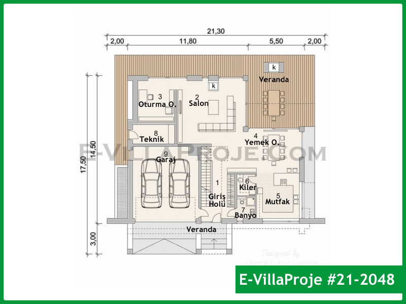 Ev Villa Proje #21 - 2048 Galeri Görseli 2