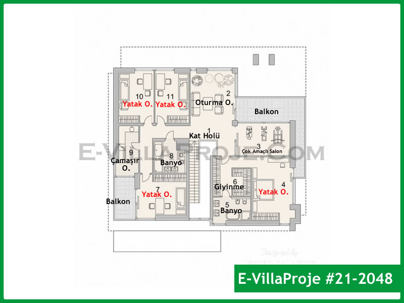 Ev Villa Proje #21 - 2048 Galeri Görseli 3
