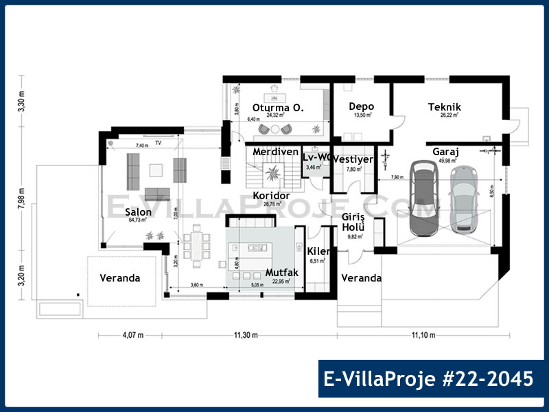 Ev Villa Proje #22 - 2045 Galeri Görseli 2
