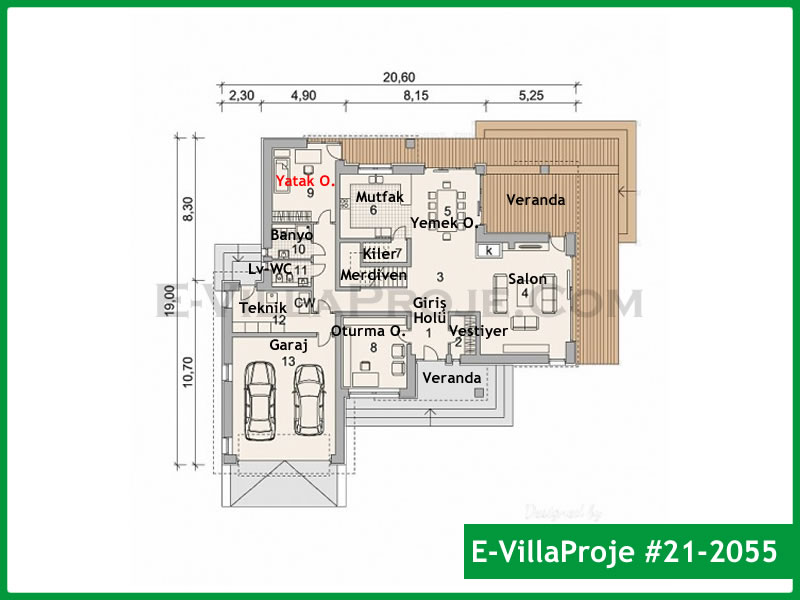 Ev Villa Proje #21 - 2055 Galeri Görseli 2