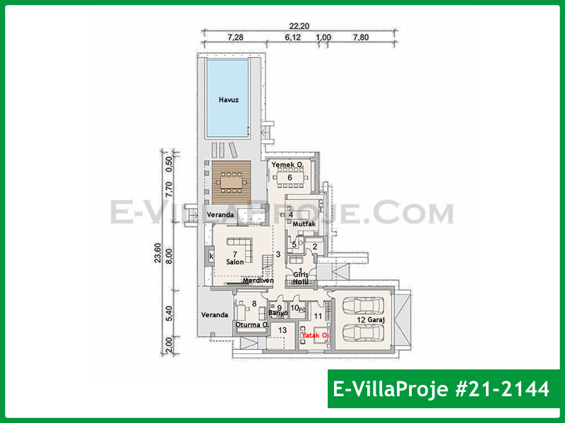 Ev Villa Proje #21 - 2144 Galeri Görseli 2