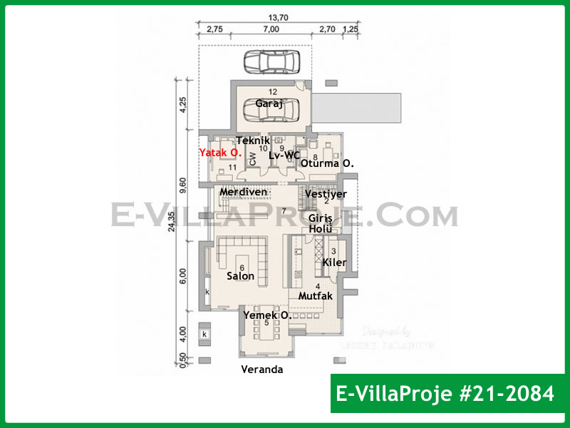 Ev Villa Proje #21 - 2084 Galeri Görseli 2