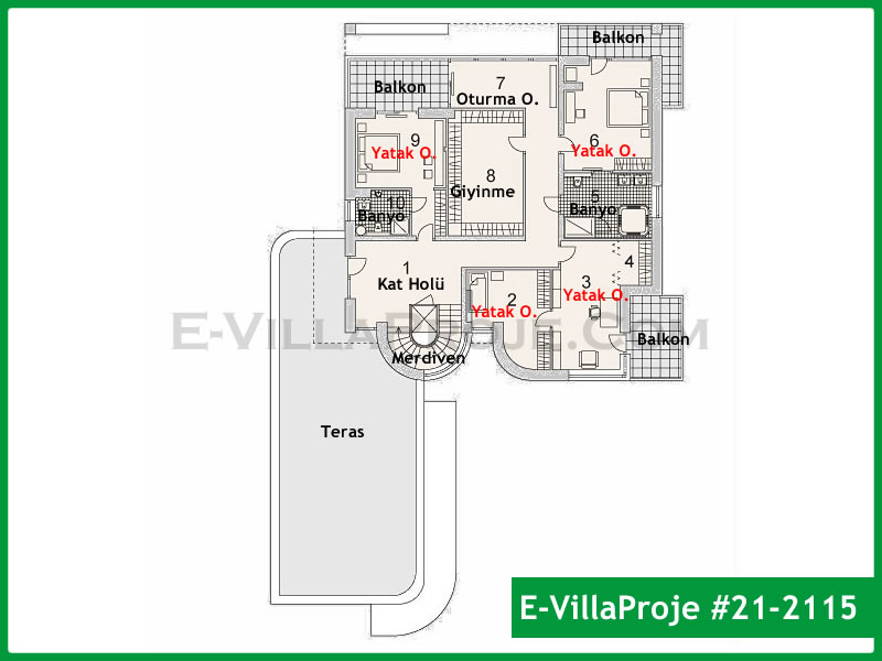 Ev Villa Proje #21 - 2115 Galeri Görseli 3