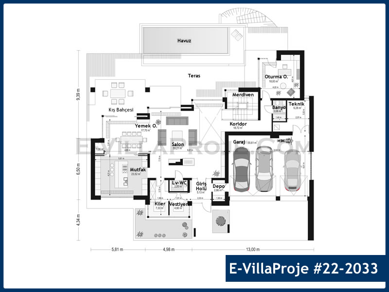 Ev Villa Proje #22 - 2033 Galeri Görseli 2