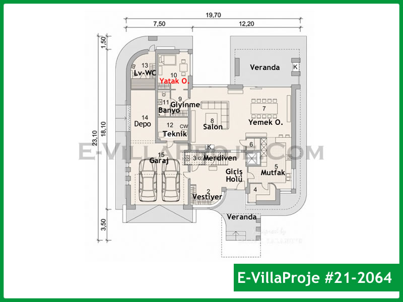 Ev Villa Proje #21 - 2064 Galeri Görseli 2