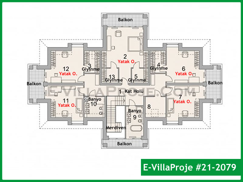 Ev Villa Proje #21 - 2079 Galeri Görseli 3