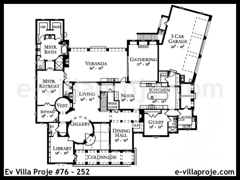 Ev Villa Proje #76 - 252 Galeri Görseli 2