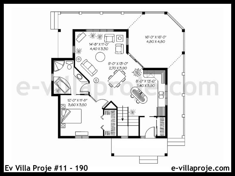 Ev Villa Proje #11 - 190 Galeri Görseli 2