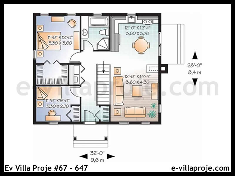 Ev Villa Proje #67 - 647 Galeri Görseli 2