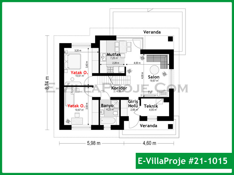 Ev Villa Proje #21 - 1015 Galeri Görseli 2