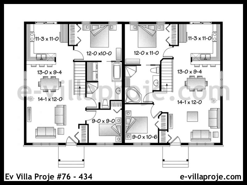 Ev Villa Proje #76 - 434 Galeri Görseli 2