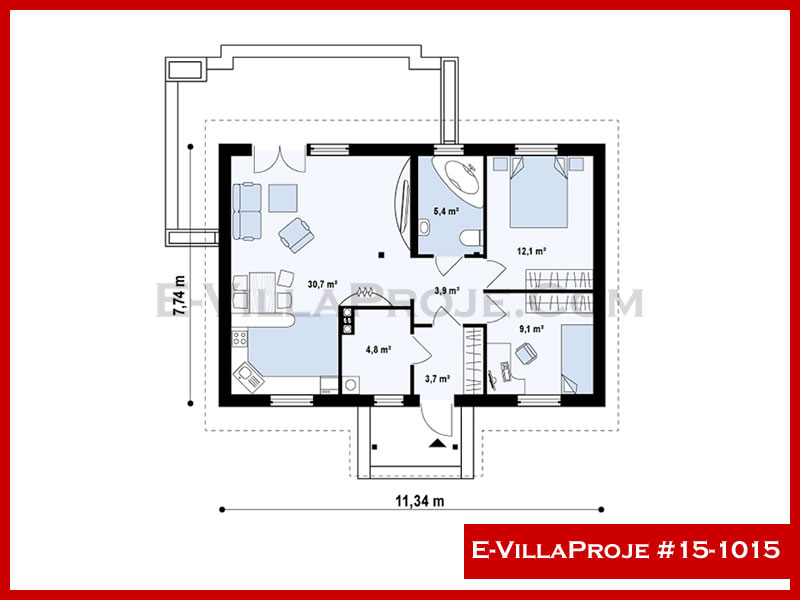 Ev Villa Proje #15 - 1015 Galeri Görseli 2