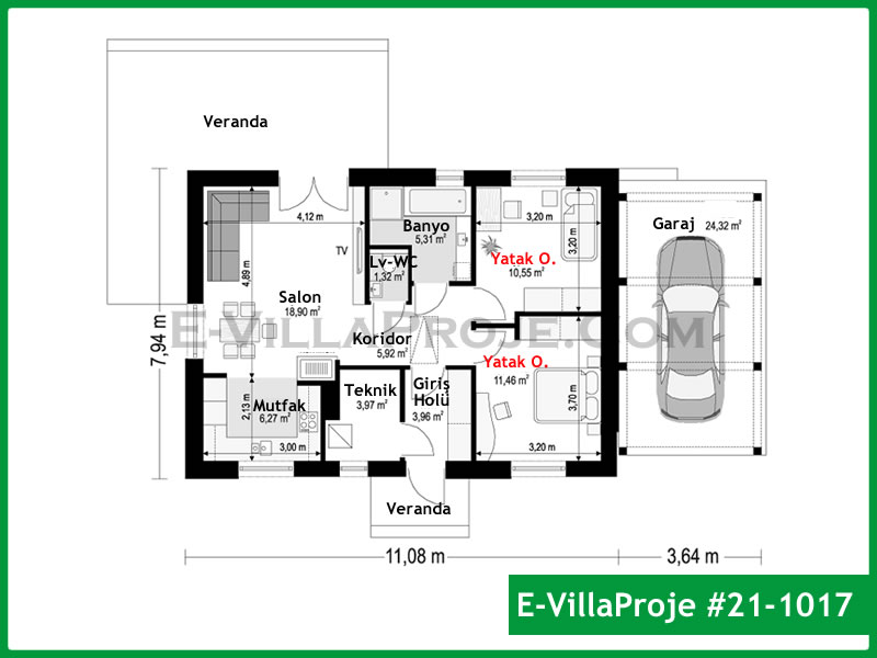 Ev Villa Proje #21 - 1017 Galeri Görseli 2