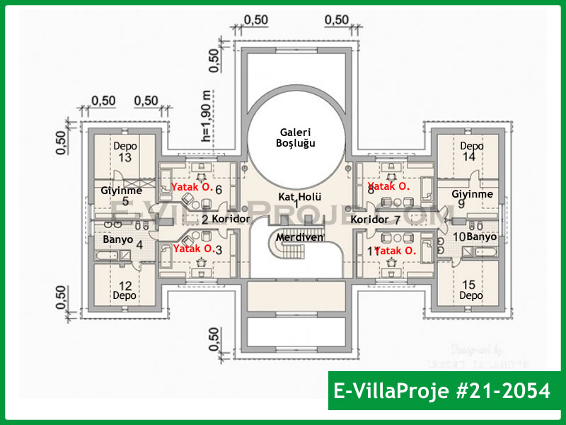 Ev Villa Proje #21 - 2054 Galeri Görseli 3
