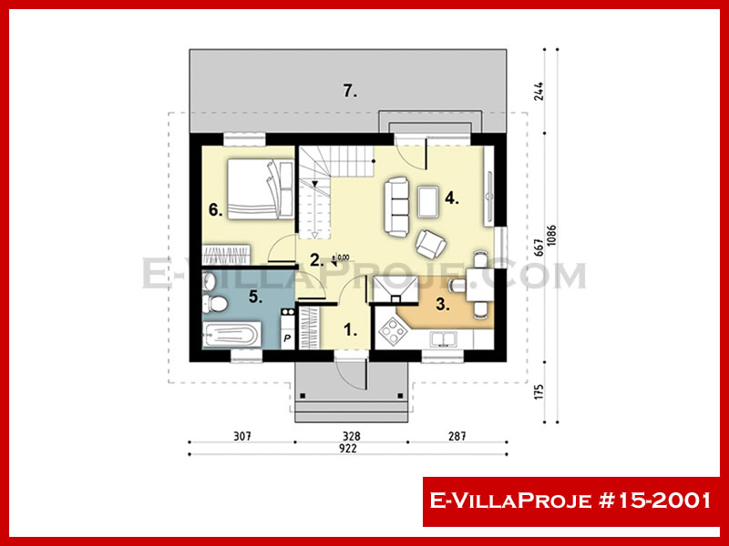 Ev Villa Proje #15 - 2001 Galeri Görseli 2