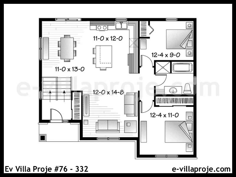 Ev Villa Proje #76 - 332 Galeri Görseli 2