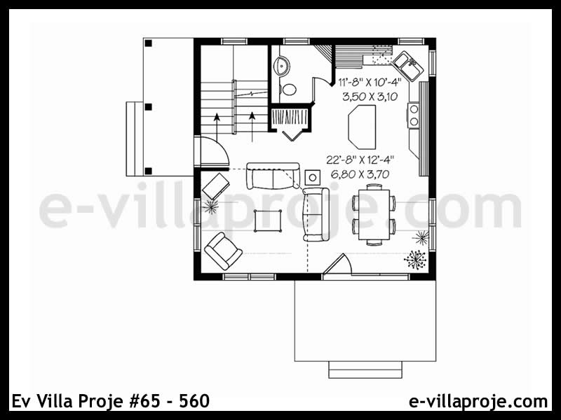 Ev Villa Proje #65 - 560 Galeri Görseli 2