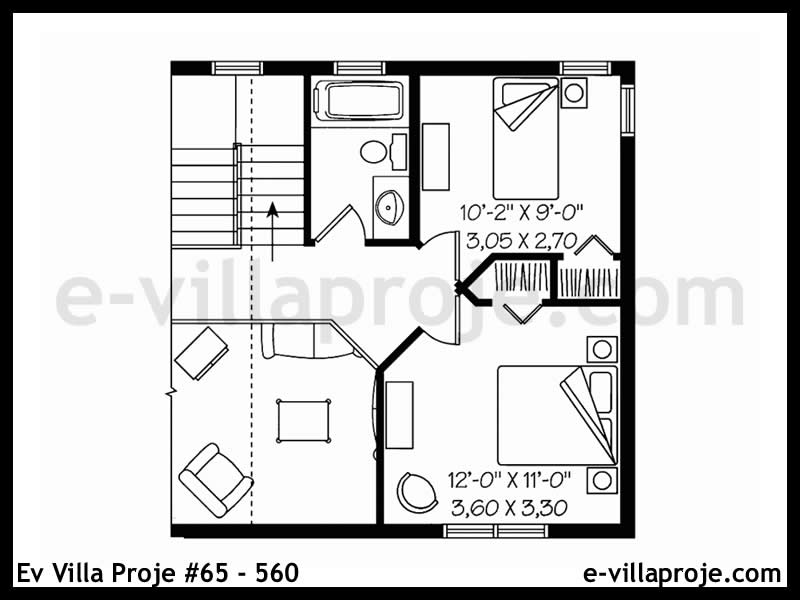 Ev Villa Proje #65 - 560 Galeri Görseli 3