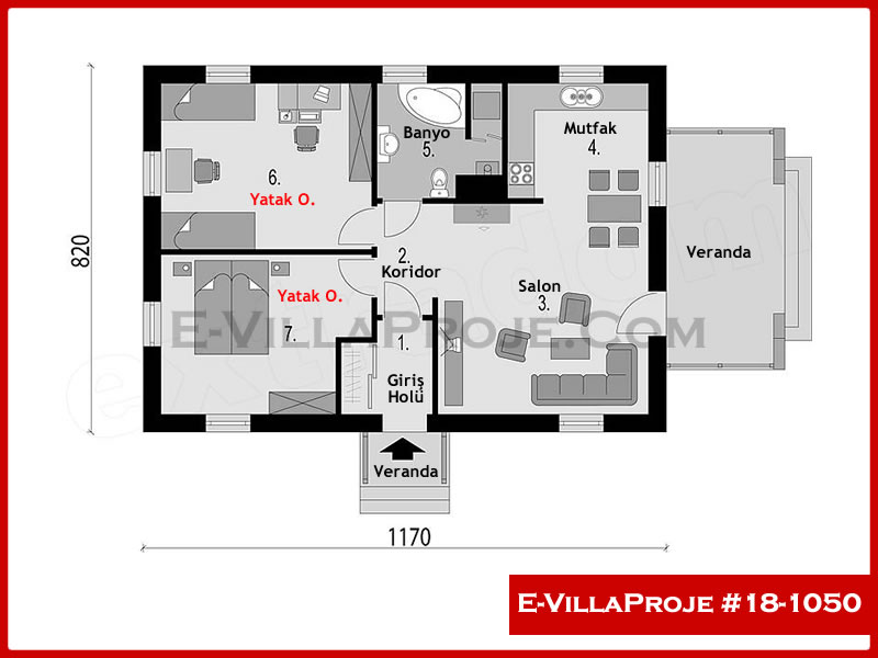 Ev Villa Proje #18 - 1050 Galeri Görseli 2