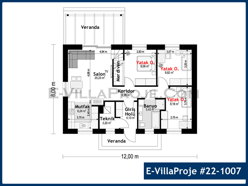 Ev Villa Proje #22 - 1007 Galeri Görseli 2