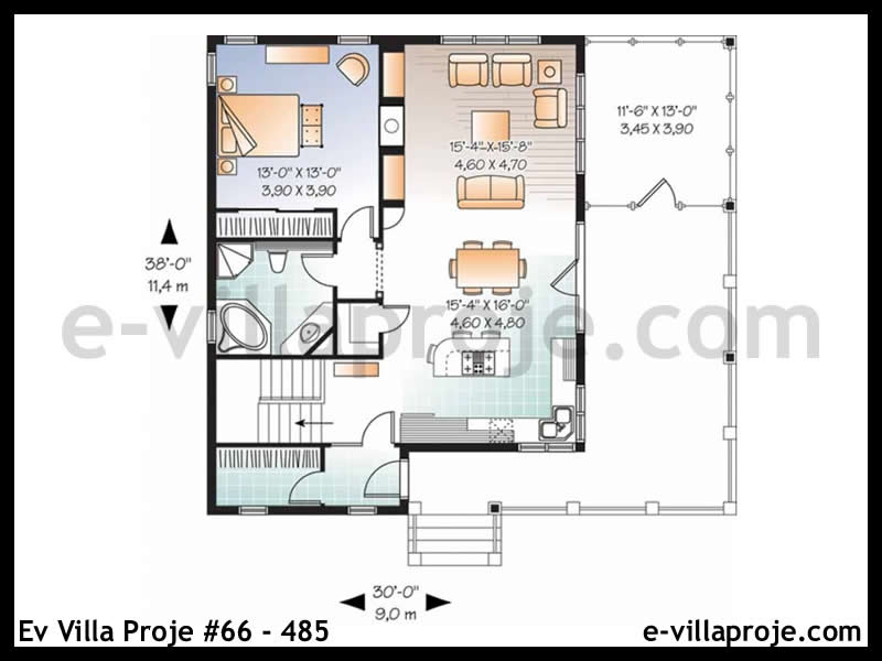 Ev Villa Proje #66 - 485 Galeri Görseli 2