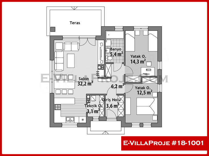 Ev Villa Proje #18 - 1001 Galeri Görseli 2