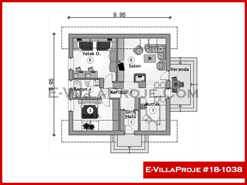 Ev Villa Proje #18 - 1038 Galeri Görseli 2