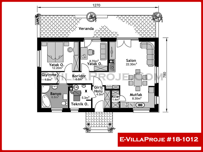 Ev Villa Proje #18 - 1012 Galeri Görseli 2